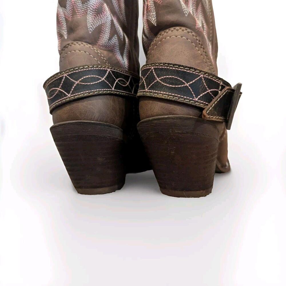 CRUSH™ BY DURANGO® WOMEN’S SEPIA BLUSH WESTERN BOOTS DRD0438/Size 6 - Picture 5 of 10